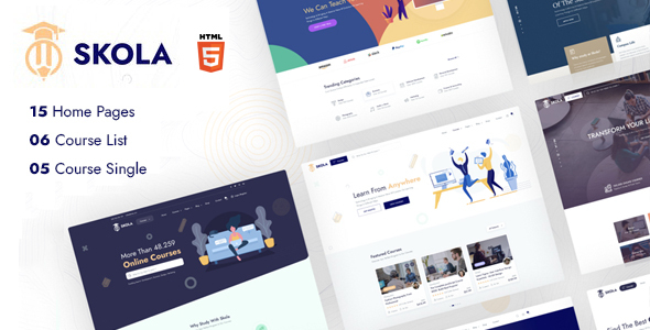 Skola – LMS Online Courses HTML Template