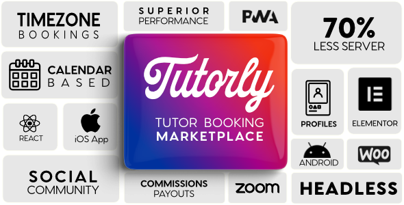Tutorly – Booking Marketplace WordPress Theme