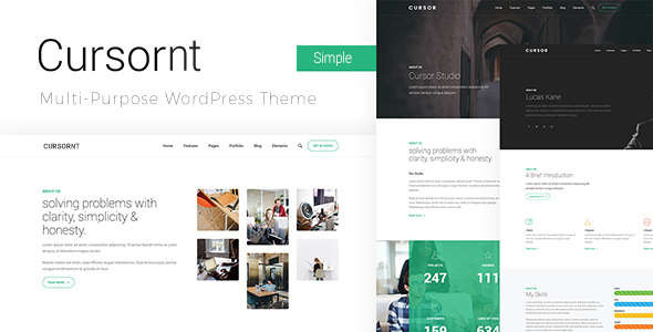 Cursor – Clean Corporate Business WordPress Theme