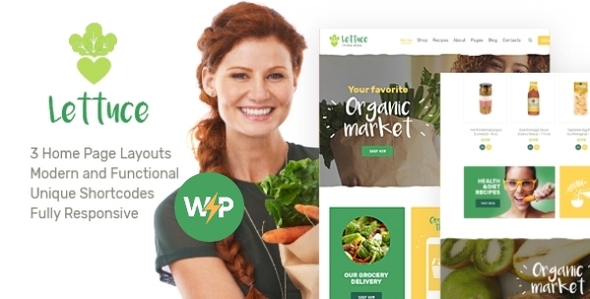 Lettuce – Grocery Store &  Green Food WordPress Theme