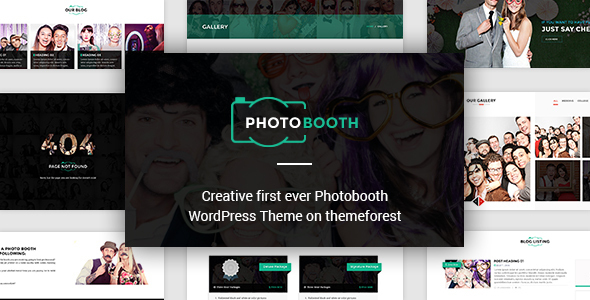 PhotoBooth – Photography Portfolio WordPress Theme