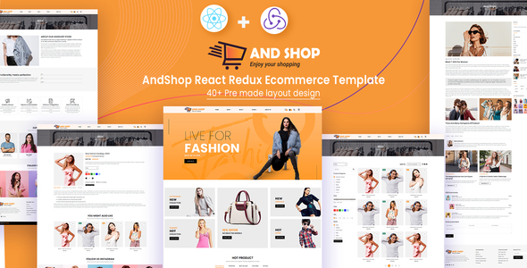 AndShop  – React Redux Ecommerce Template