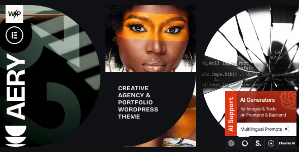 Aery – Creative Agency & Portfolio WordPress Theme