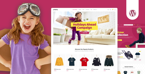 Uneno – Kids Clothing & Toys Store WooCommerce Theme