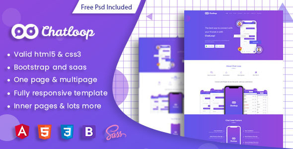 Chatloop – Angular 21 App Landing Page