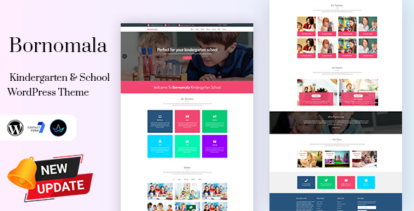 Bornomala – Kindergarten & School WordPress Theme