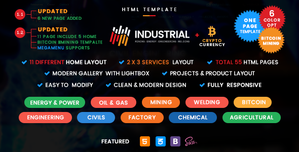 Industrial – Multipurpose Engineering Services HTML Template
