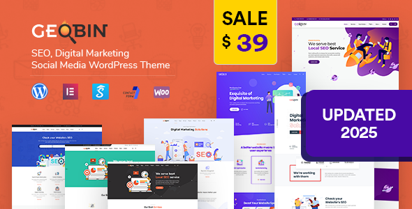 GeoBin – SaaS & Tech Startup WordPress Theme