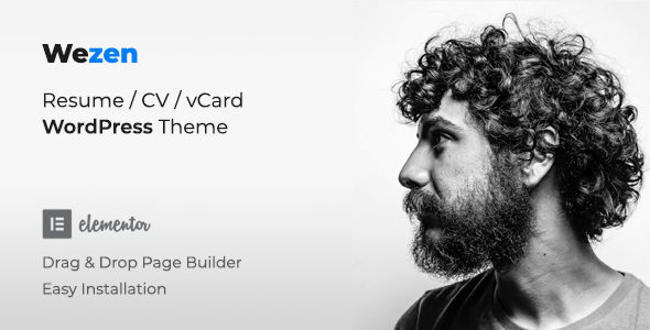 Resume WordPress Theme