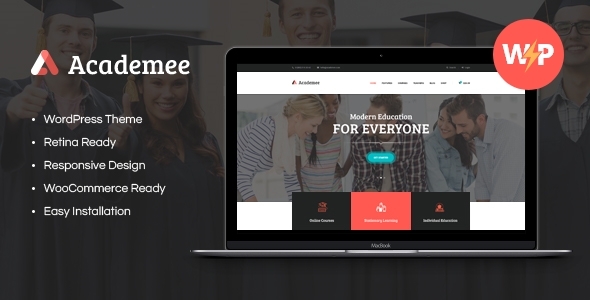 Academee – Education Center & Training Courses WordPress Theme