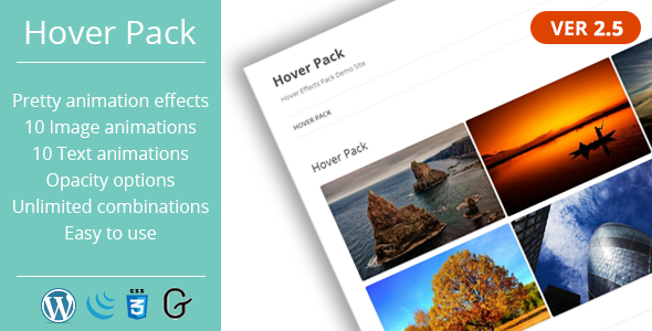 Hover Effects Pack – WordPress Plugin