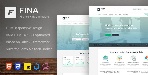Fina – Finance and Business HTML Template