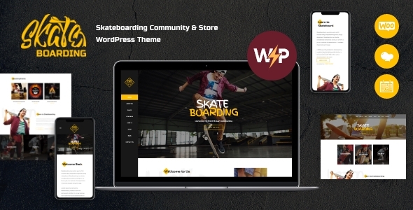 Skateboarding – WordPress Theme