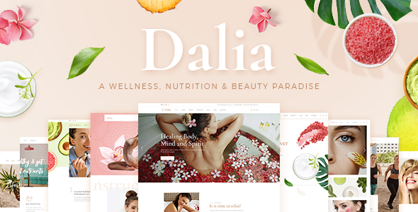 Dalia – Modern Wellness & Cosmetics WordPress Theme