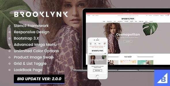 Brooklynk – Fashion BigCommerce Stencil Template