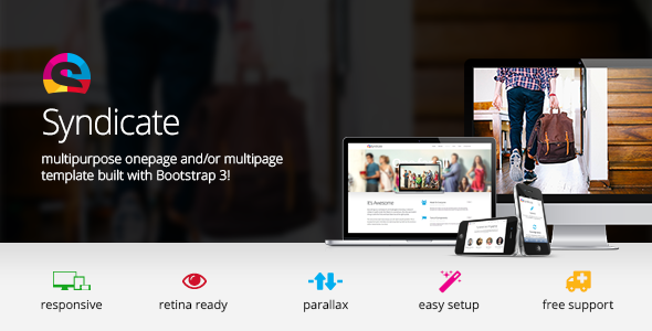 Syndicate – All Purpose Bootstrap Retina Template