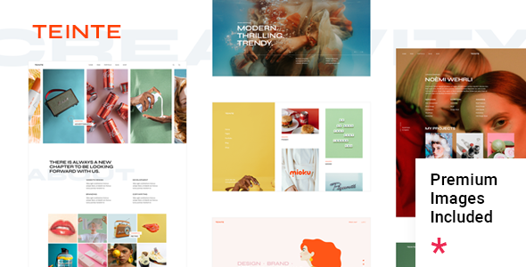 Teinte – Creative Portfolio WordPress Theme
