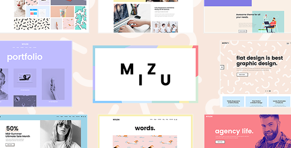 Mizu – Design Agency WordPress Theme