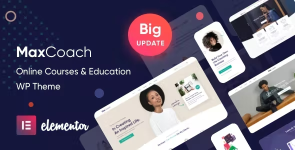 MaxCoach – Online Courses, Personal Coaching & Education WP Theme