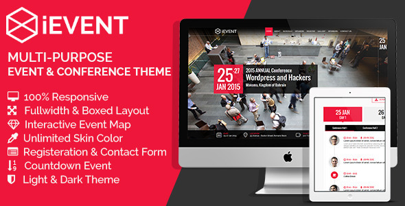 iEVENT – Event & Conference HTML Template