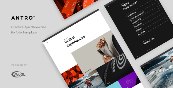 Antro – Creative Portfolio HTML Template