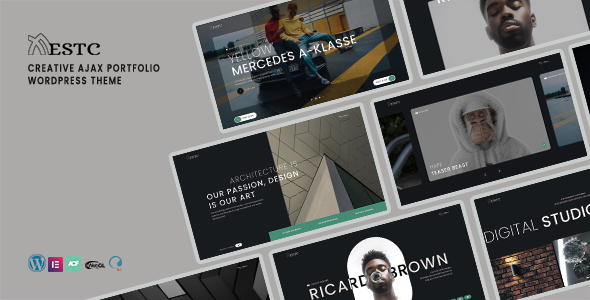 Mestc – Creative Ajax Portfolio WordPress Theme