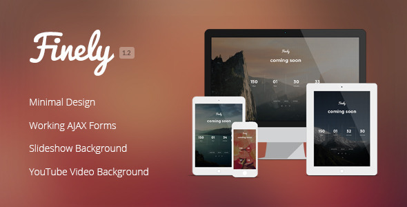 Finely – Responsive Under Construction Template