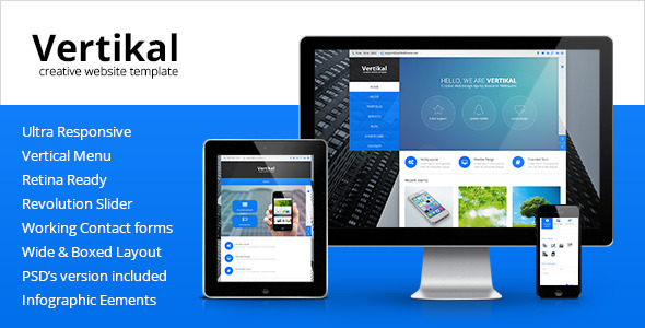 Vertikal – Multipurpose HTML5 Template