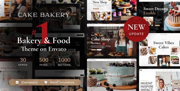 Cake Bakery – Pastry WordPress