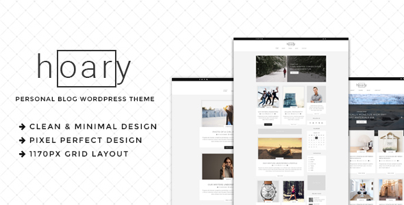 Hoary – Minimal Blog WordPress Theme