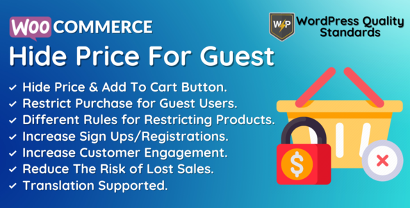 WooCommerce Hide Price For Guest – Hide Until Login
