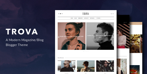 Trova – Modern Blog/Magazine Blogger Theme