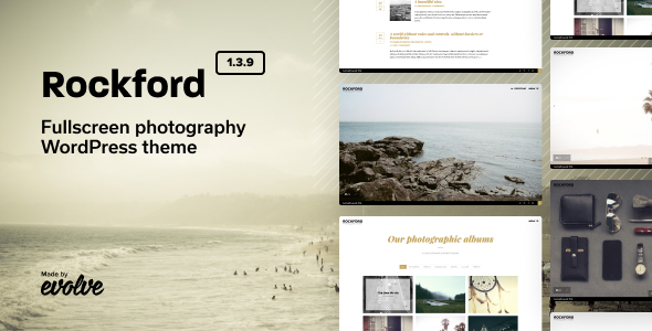 Rockford – Fullscreen Photography WordPress Theme