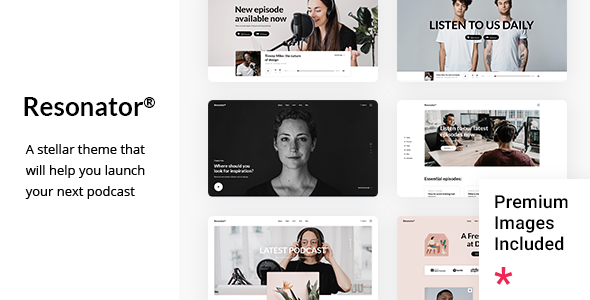 Resonator – Podcast WordPress Theme