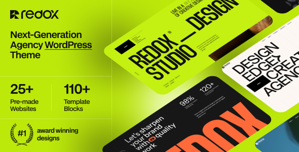 Redox – Creative Agency Portfolio WordPress Theme