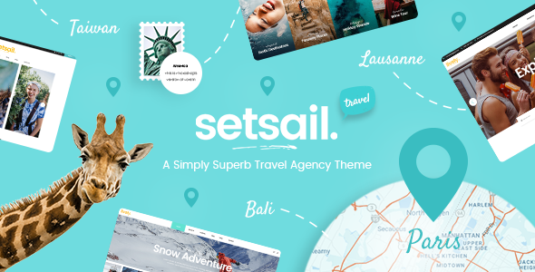 SetSail – Travel Agency WordPress Theme