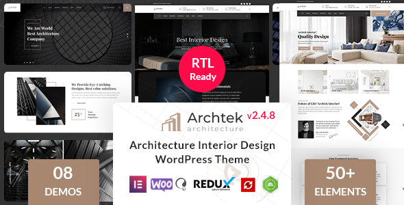 Archtek –  Architecture Interior Design WordPress Theme