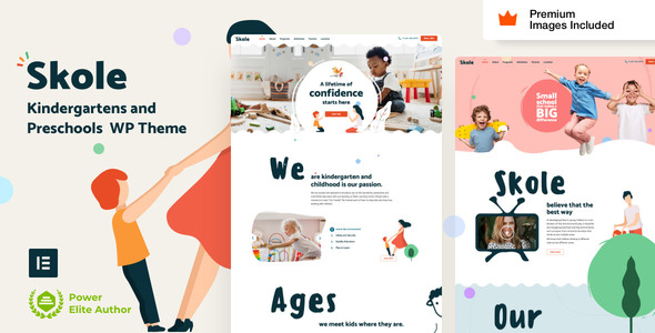 Skole – Kids School Kindergarten WordPress Theme