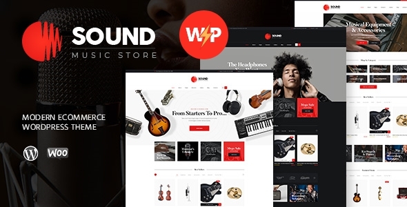 Sound – Musical Instruments Online Store WordPress Theme