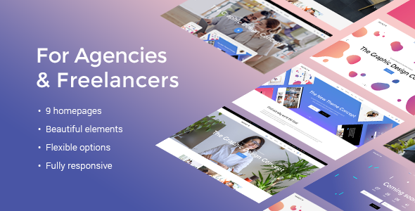Fuzion – Design Agency WordPress Theme