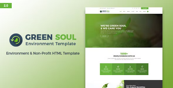 Green Soul – Environment and Nonprofit HTML Template