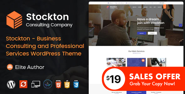 Stockton – Business & Financial Consulting WordPress Theme
