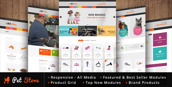 Pet Store – WordPress WooCommerce Theme
