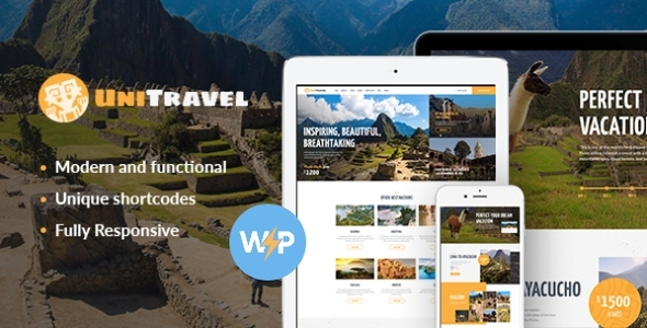 UniTravel – Travel Agency & Tourism WordPress Theme