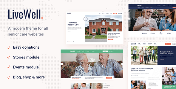 LiveWell – Senior Care WordPress Theme