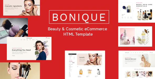 Bonique – Beauty & Cosmetic eCommerce HTML Template