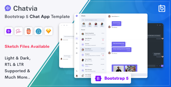 Chatvia – Bootstrap 5 Chat App Template