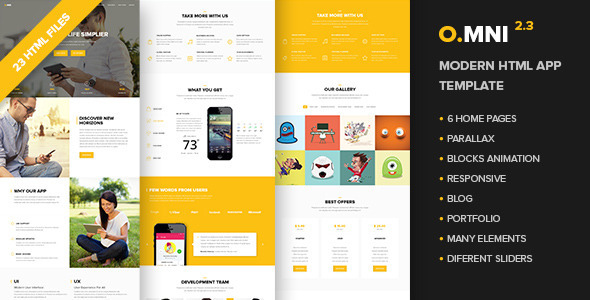 Omni – Modern HTML App Template