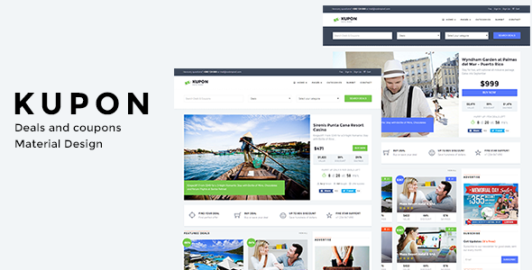 KUPON –  Deals & Discounts – Material Design