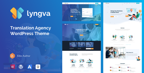 Lyngva – Translation Agency WordPress Theme